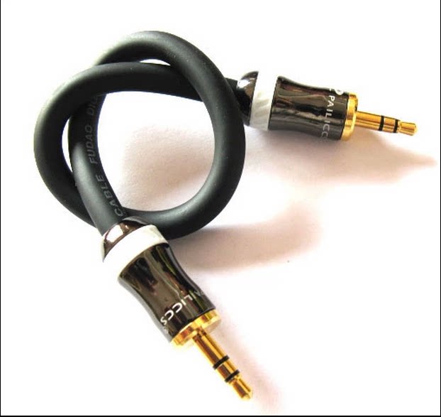 New US 1 5 m 3 m Budweiser Fever Ear special 3 5 pairs of recording lines 6mm aux audio wire vehicles