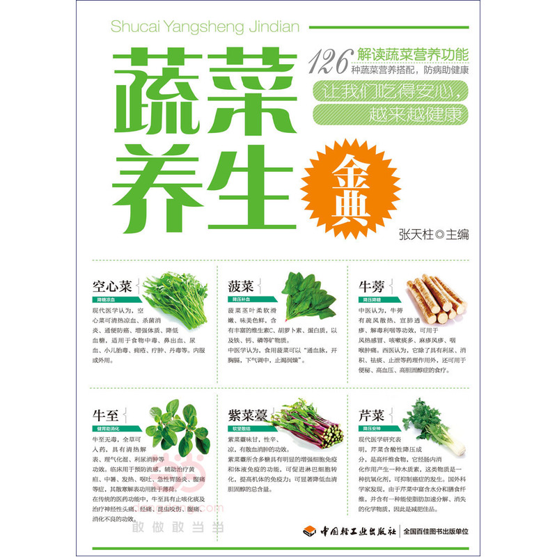 蔬菜养生金典 正版图书 张天柱