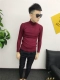 Áo len nam xã hội mùa đông phiên bản mới của Hàn Quốc áo len tự trồng nhanh tay đỏ nam với áo len cổ cao nam