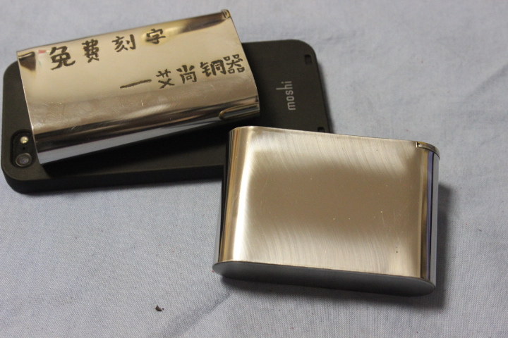 Stainless steel white steel high-grade shredded tobacco box dry tobacco hand-rolled tobacco leaf thickened personality sliding cover portable seal