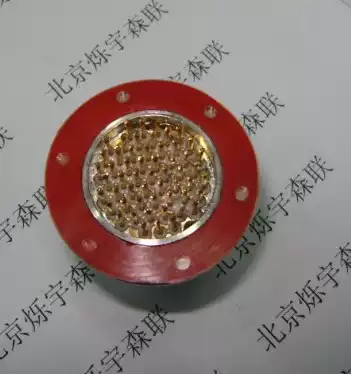 Vacuum glass sintered Aviation plug socket gas seal connector 33-55 core