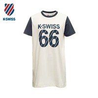 Kswiss Ge Shiwei của phụ nữ ngắn tay dài tay thể thao giản dị ăn mặc váy KWNK624012 bộ thể thao nữ đẹp 2020