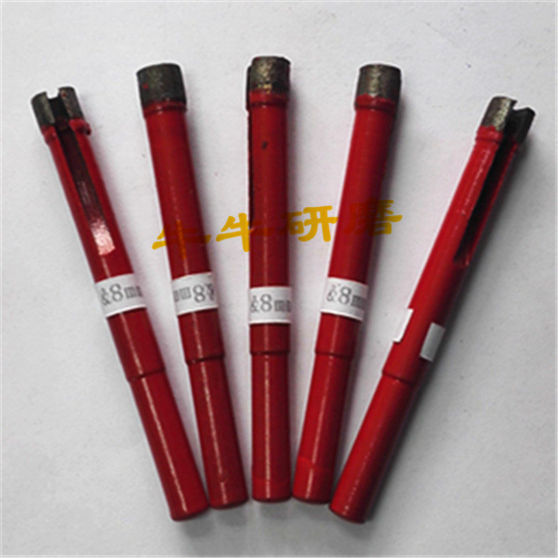 Electric drill with stone drill tiles marble granite driller sintered drill 8mm