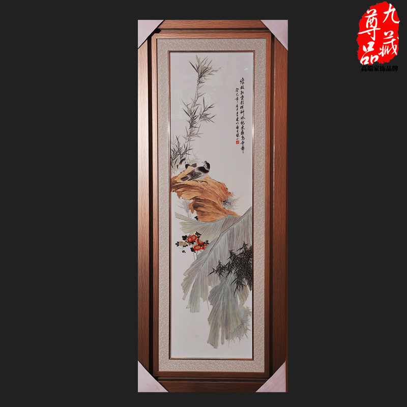 Jingdezhen ceramics dong - Ming li hand - made charactizing a porcelain plate painting the sitting room adornment household crafts