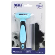 Dele Pet Dog Mane Dao Comb Cat Beauty Tool Làm sạch kim Comb Sản phẩm cho thú cưng