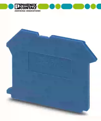 German Phoenix 1923050 original blank D-UK5-TWIN BU blue end plate