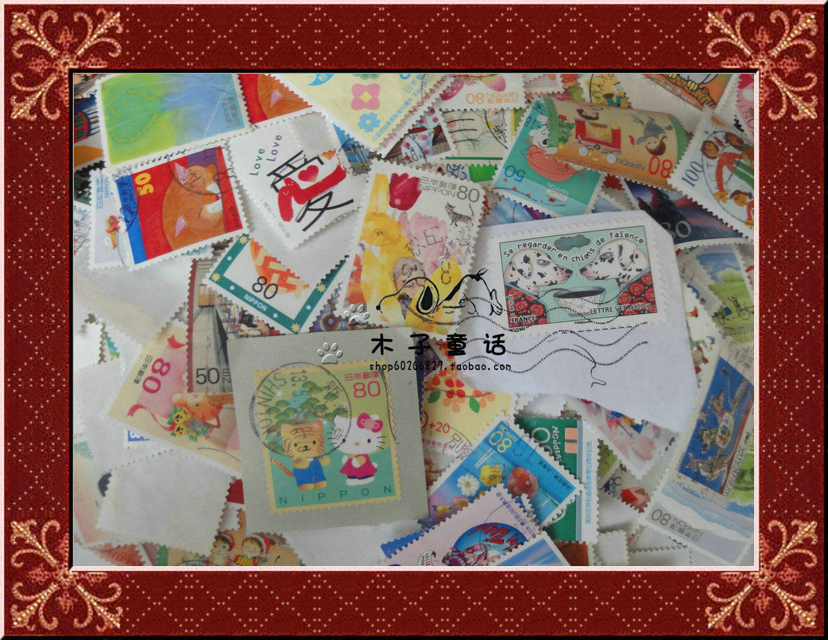 {Muzi's Fairy Tale} Foreign Stamp Cartoon Animation Children's Children's Day Gift Topic 100 Different