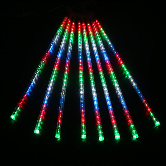 LED Meteor Shower Light Led Lamp Nibbled Lights Christmas Lights Christmas lights Decorative Lights Plus Double-sided Waterproof Hanging Tree Light Pop Tubes