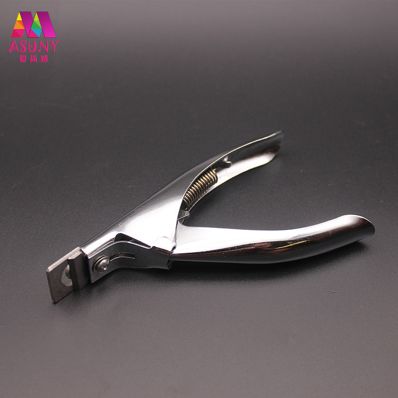 一字剪指甲U形剪甲片剪指甲钳光疗甲水晶甲延长修型剪刀美甲工具