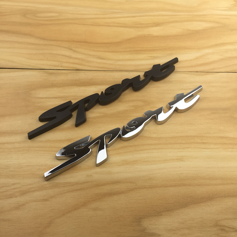 Car retrofit Pets Sport Sport version Che Pets Metal Car Tailmark Side Mark Retrofit