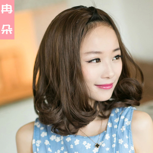 新款半头套 梨花头蓬松bobo 洋娃娃公主风 短卷发整顶假发