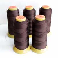 Dây chuyền tự làm vàng đích thực ba dòng cá dây nylon dây dệt tay vòng chân vòng tay ngọc bích dòng 912 chia sẻ màu nâu - Vòng chân lắc chân đẹp