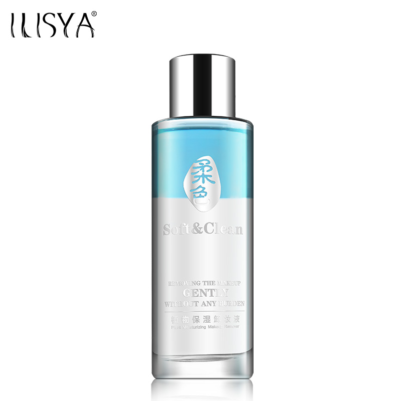 ILISYA伊丽丝雅 柔色植物卸妆液 眼部唇部卸妆油 温和卸妆水100ml