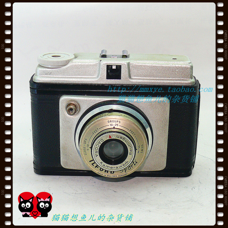 German Irfoilford Camera Old Antiques Collection LOMO120 Film sideaxes painted with a mechanical camera-Taobao