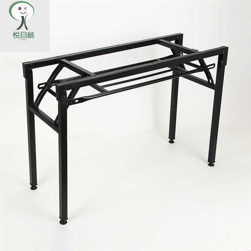 Yuemeilin - easy folding table frame double - deck spring folding frame long - strip training session frame thickening bracket leg