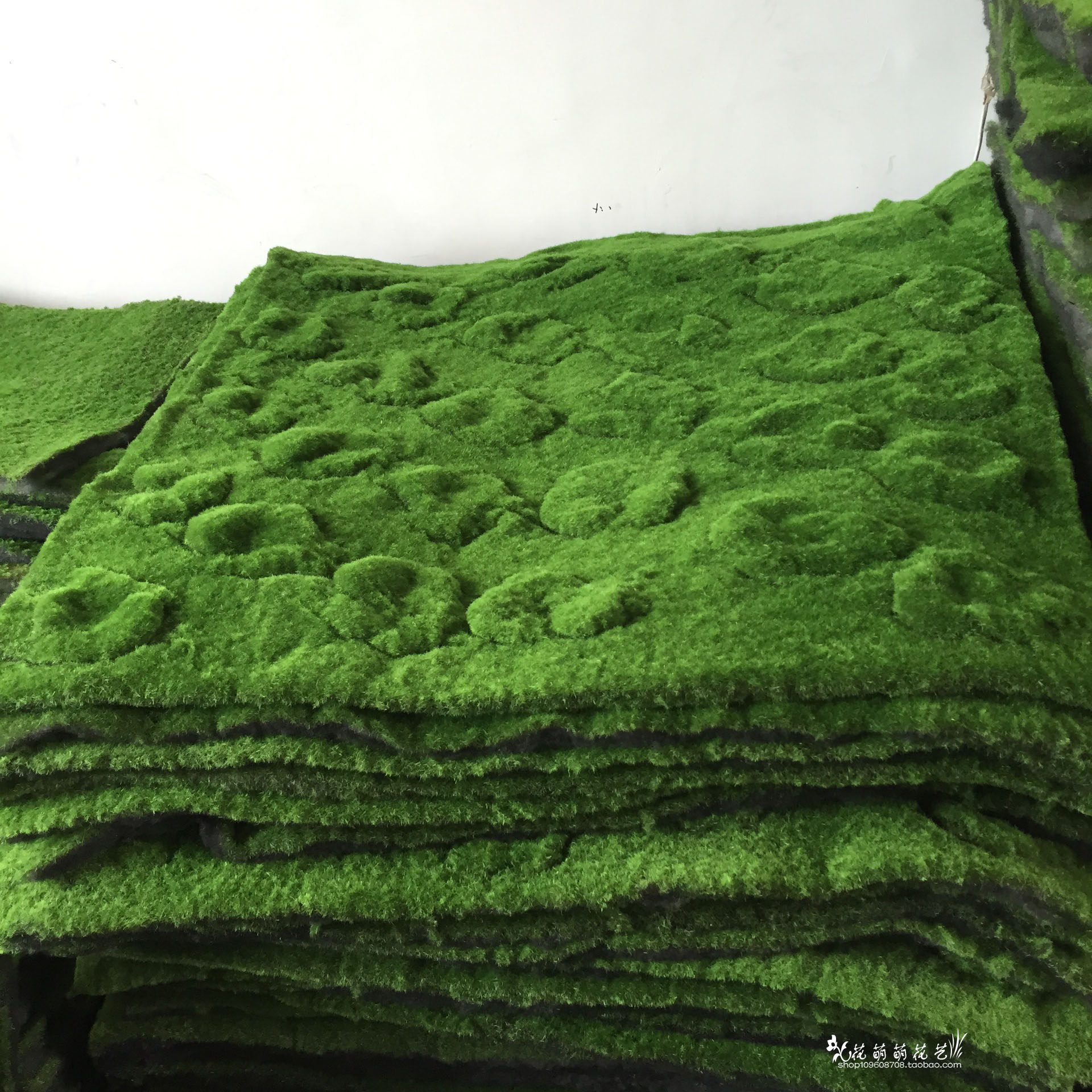 Simulation green plant object wall green moss turf simulation lawn green scene shop window display lawn trendy decoration