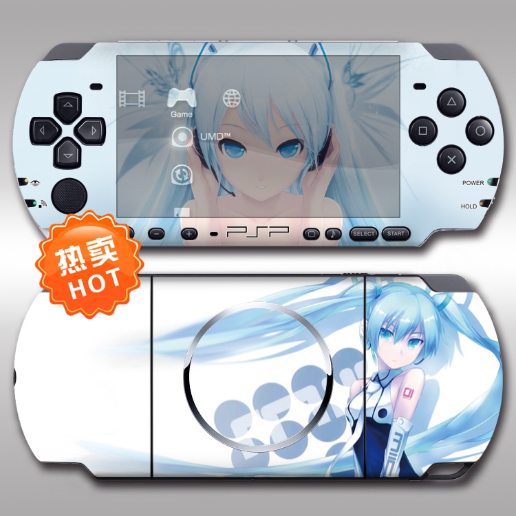 PSP Pain Machine Sticker PSP3000 Pain Patch Stickers Body Patch Protective Film Early Sound Future Cartoon Accessories