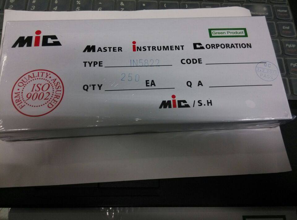 Schottky 1N5822 1N5822 IN5822 DO-201AD 3A 40V MIC original dress