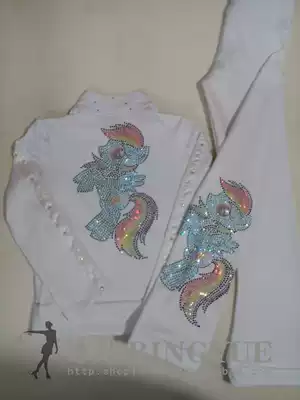 Bingyue professional custom figure skating clothing skating skirt suit children skating suit Custom series suit