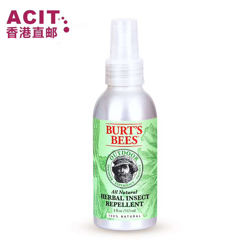 【香港直邮】BURT'S BEES小蜜蜂香茅驱蚊喷雾 宝宝防蚊液115ml