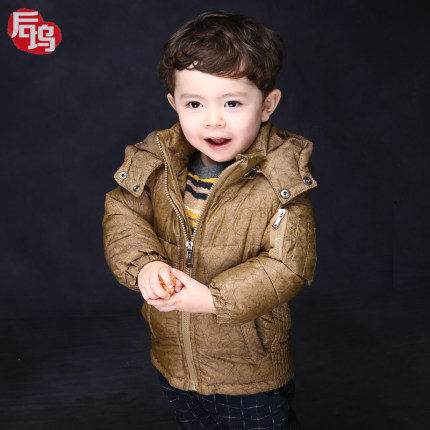 男童加厚棉衣婴儿夹棉外套1-3岁宝宝保暖棉袄