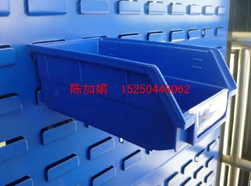 Thickened new material plastic box Back hanging parts box Component box Screw box B2 model