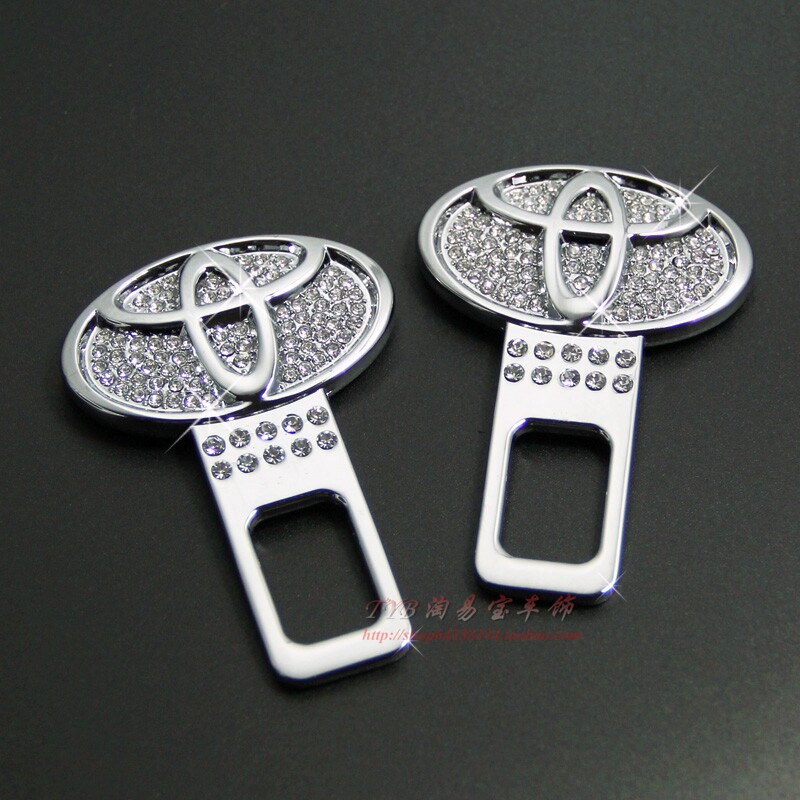 丰田新锐志汉兰达普拉多凯美瑞 装饰品汽车安全带夹 保险卡扣插销