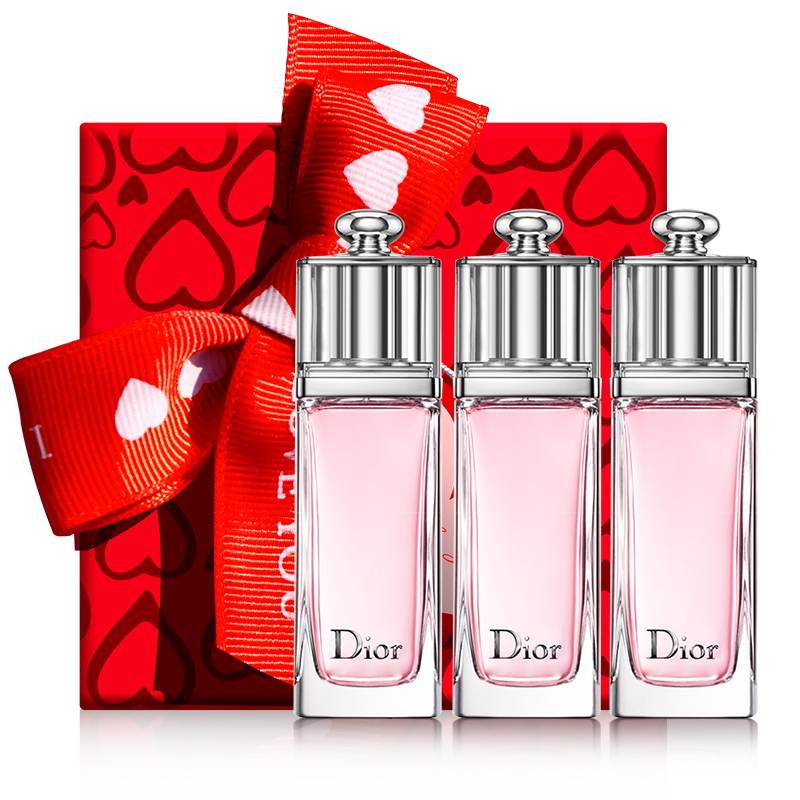 Dior/迪奥魅惑清新淡香水5ml*3支 粉红女士香水