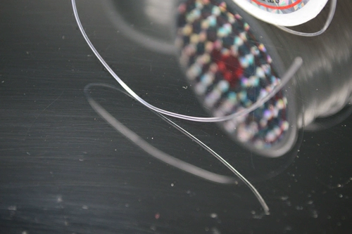 Эластичная прозрачная леска, браслет из бисера ручной работы, кольцо, бусины, шелковые нитки, DIY