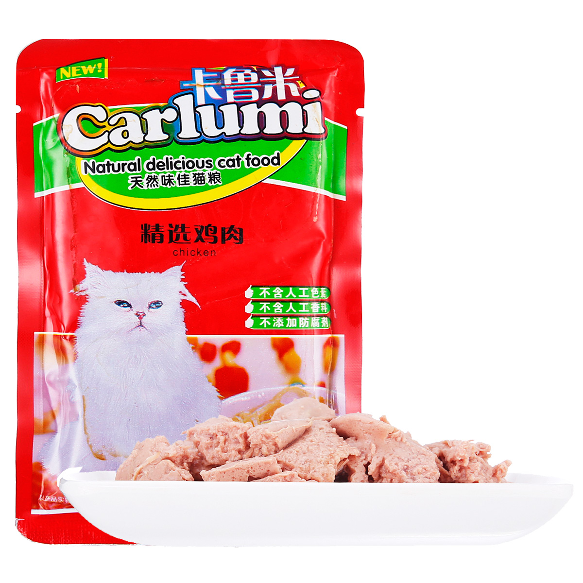 波奇网 宠物猫零食 卡鲁米乐伴猫包精选鸡肉85g鲜封包宠物猫湿粮