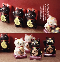 Xiaoyujia Japanese-style resin lucky cat mini ornament lucky cat decoration