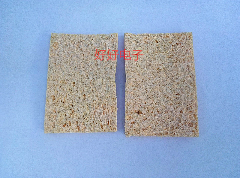 Soldering iron high temperature cleaning sponge Tin removal sponge Soak water 6*4cm before use