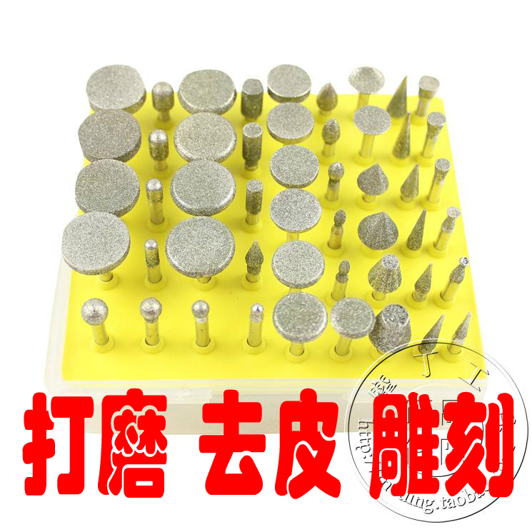 Special price 50 Mount 50PCS Diamond Sand Grinding Head Grinding Head Grinding Head Jade Engraving Peeled