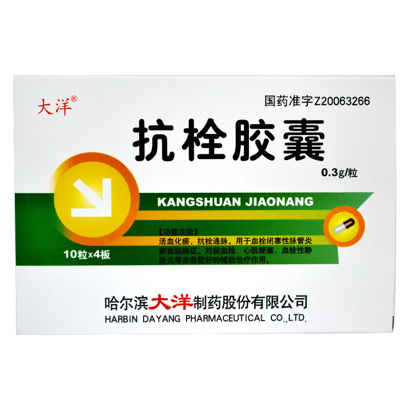 大洋 抗栓胶囊 0.3g*40粒/盒