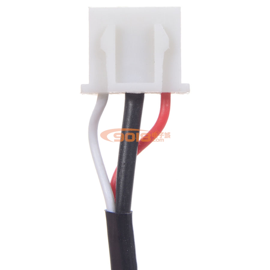 Audio signal line two core two core dual core shielded wire single head 3PIN-2 0 plug 2 54mm length 35CM