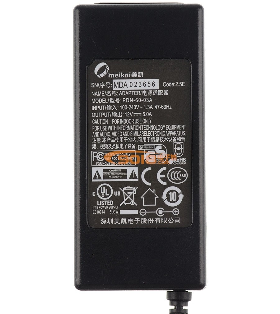New original rising network terminal switching power adapter Meikai PDN-60-03A 12V5A