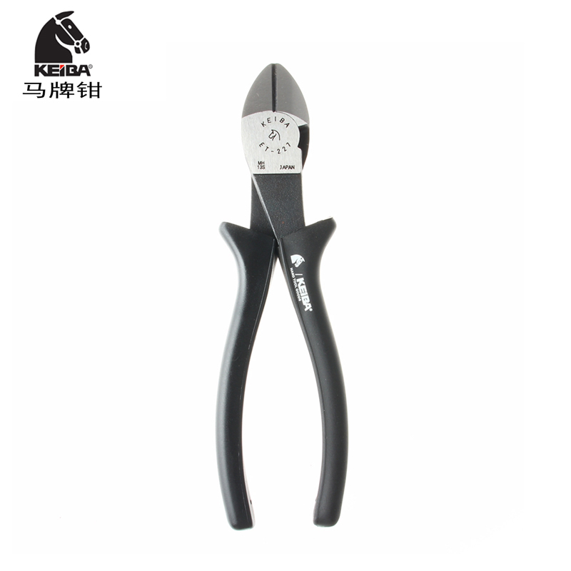 Original imported Japanese horse card KEIBA steel wire pliers with diagonal nozzle ET-227 wire pliers