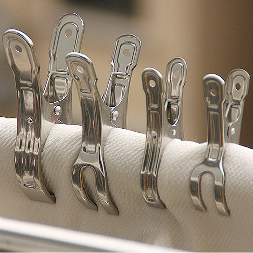 Stainless Steel Cramp Large windproof buckle hanger open sunning clip Strong clothesline Quilt Clothing Anti Slip Small Clips