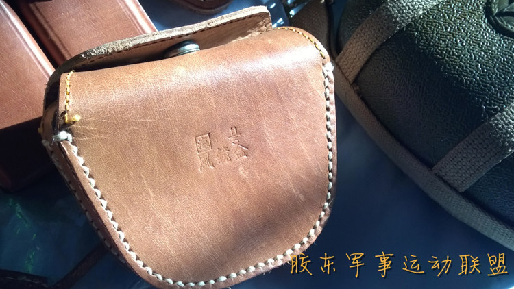 Stock Original Pint Six Decade-long Sea Factory Big Goggle Case Bull Leather Goggle Case Bull Leather Purse