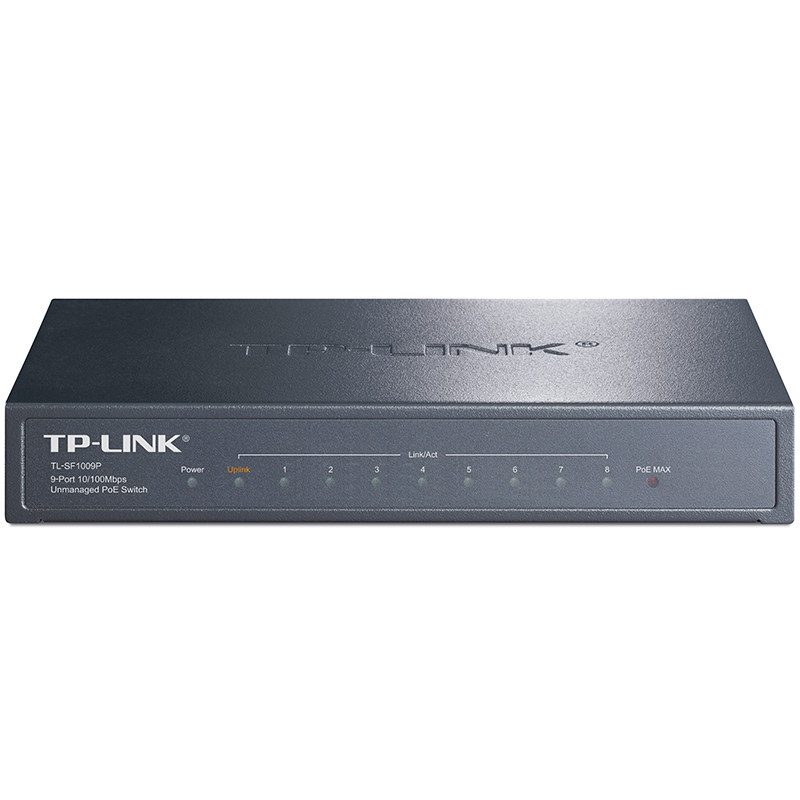 Spot TP-LINK TL-SF1009P 8-port POE power supply smart switch 9-port network steel shell