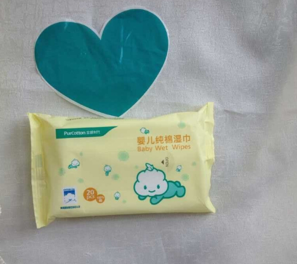 Full cotton era pure cotton baby wet wipes without alcohol ultra soft extract baby wet paper towel 20 sheet bag