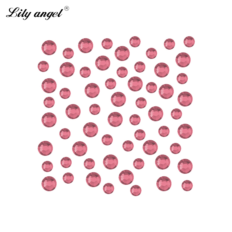 lilyangel美甲水晶钻 仿奥钻平底钻水钻 贴钻 彩色水晶钻50颗饰品