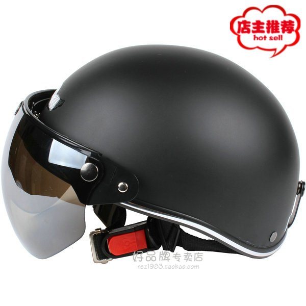 Taiwan EVO matte black Harley motor car helmet helmet for men and women sunscreen UV four summer helmets