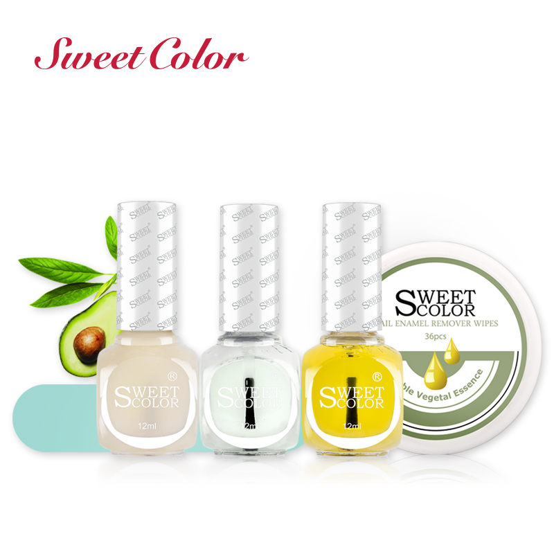 Sweet Color指甲油 清爽润泽 功能护甲五件套装  美甲彩妆热卖