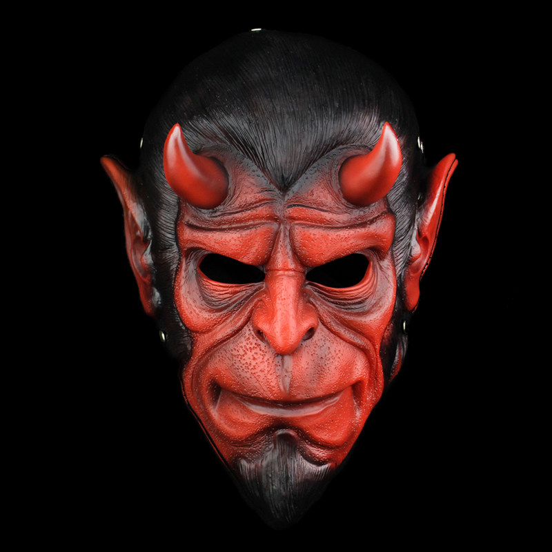 Halloween Mask Collector's Edition Hollywood Movie Hellboy Theme Resin Horror Props