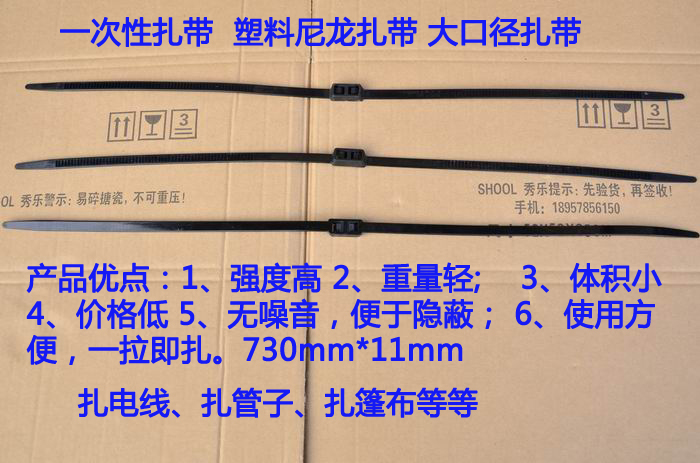 Disposable cable ties, cable ties, cable ties, double buckle wire ties, 4 pieces = 10 yuan