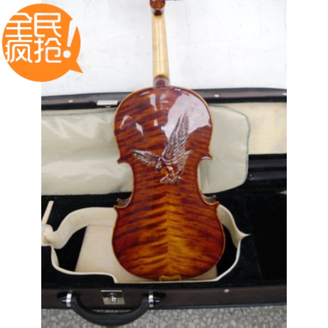 Ju's production room hand-carved eagle violin tiger violin can be customized according to customer requirements