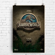 Jurassic World movie poster custom Jurassic World 3D4 Chris Pratt poster