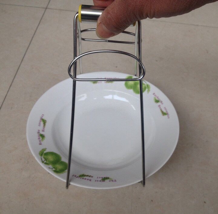 Kitchen stainless steel universal clip basin bowl clip clip anti-scalding bowl clip bowl clip