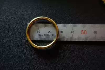 Imported brass key ring from the United States